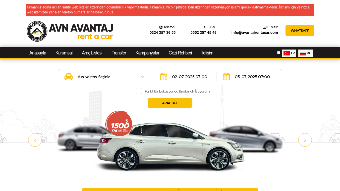 AVANTAJ RENT A CAR